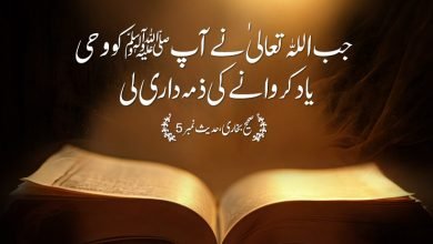 Sahih Al Bukhari The Book of Revelation Hadith No 5