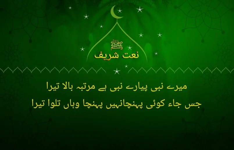 mery nabi pyary nabi hy martba bala tera